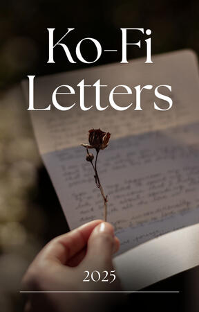 Cover of eBook compilation of all Ko-Fi letters and rewards from 2025